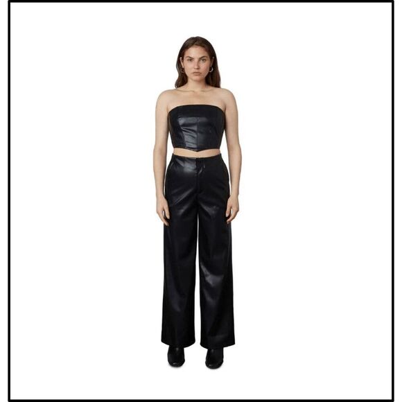 Zanella Bianca Leather Pants - Picture 1 of 6